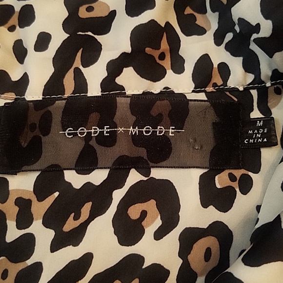 Code X Mode Animal Print Shirt - Picture 3 of 4